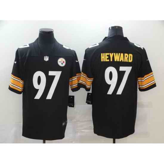 Nike Steelers 97 Cameron Heyward Black Vapor Untouchable Limited Jersey